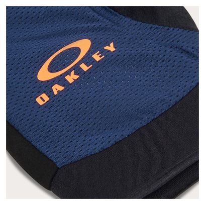 Oakley All Mountain MTB Gloves Blue/Orange