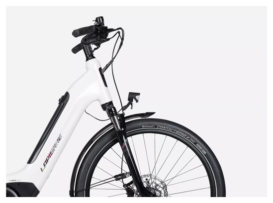 Prodotto ricondizionato - Lapierre e-Urban 6.5 Shimano Alivio 9V Brillant White 2022 bici elettrica da città
