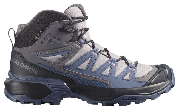 Salomon X Ultra 360 Mid GTX Women's Hiking Boots, Blue/Gray