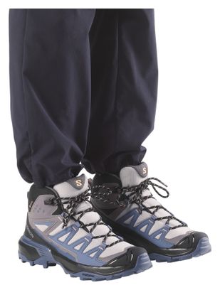 Salomon X Ultra 360 Mid GTX Women's Hiking Boots, Blue/Gray