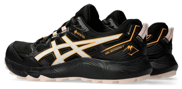 Asics Gel Sonoma 7 GTX Zwart Oranje Dames