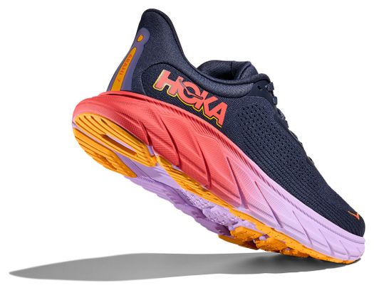 Hoka Arahi 7 Running-Schuhe Blau/Pink Damen