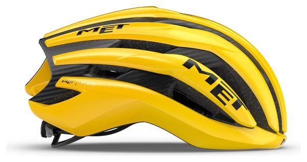 Met Trenta 3K Carbon Mips Yellow Road Helmet - Limited Edition