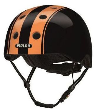 Casque de vélo Urbain - MELON - All Stars Orange/Noir - ORANGE/NOIR