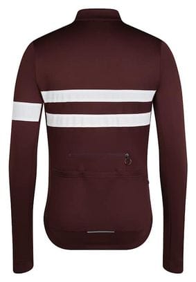 Rapha Brevet Jersey Bruin/Wit herenstrui met lange mouwen