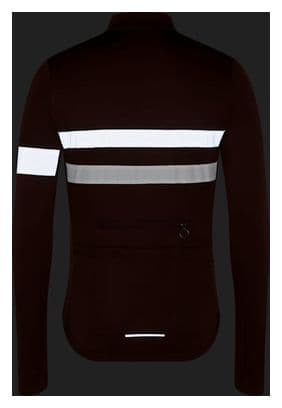 Rapha Brevet Jersey Bruin/Wit herenstrui met lange mouwen