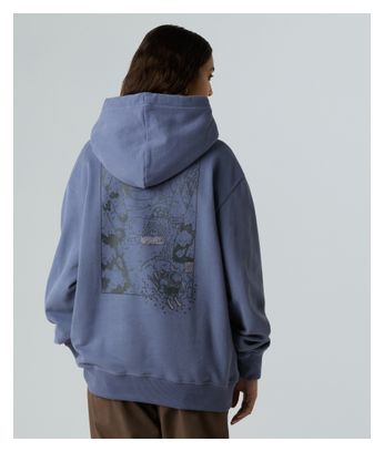 The North Face Powder Days Graphic Kapuzenpullover Violett Unisex