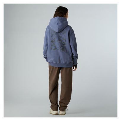 The North Face Powder Days Graphic Kapuzenpullover Violett Unisex