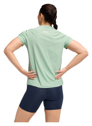 Hoka Airolite 2.0 Short Sleeve Shirt Green Women's