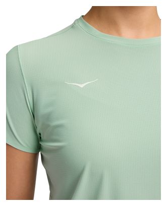 Hoka Airolite 2.0 Short Sleeve Shirt Green Women's