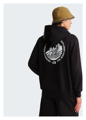 Sweat The North Face Monte Graphic Hoodie Noir Homme