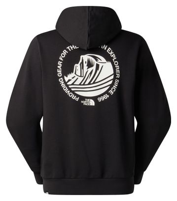 Sweat The North Face Monte Graphic Hoodie Noir Homme