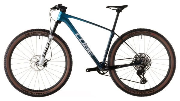 Cube Phenix C:68X Race MTB hardtail Sram 12 velocità 29'' Blu cromato 2026