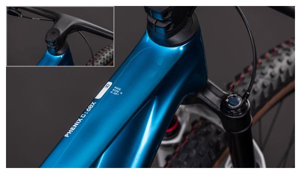 Cube Phenix C:68X Race MTB hardtail Sram 12 velocità 29'' Blu cromato 2026