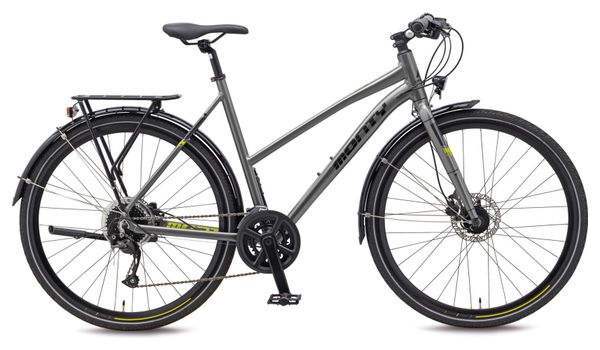 Monty Rock City Bike Shimano Altus 9V 700 mm Argento / Giallo 2022