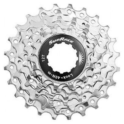 SUNRACE Cassette 7 vitesses CSR63 12-24T - Argent