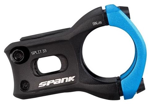 Spank Split Stem 0 31.8 mm Negro Azul