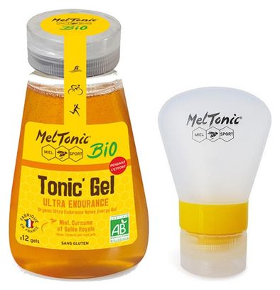 Antioxydant energy gel - Honey, acerola & spirulina MelTonic + Fiole