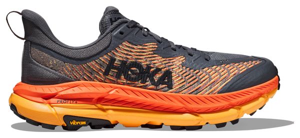 Trail Running Shoes Hoka Mafate Speed 4 Black Orange