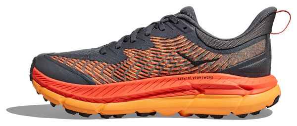 Hoka Mafate Speed 4 Black Orange Trail Running Shoes