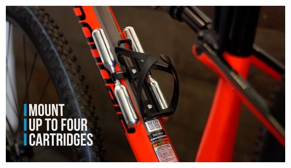 Porte-cartouche CO2 Pour Vélo En Métal – Contient 2 Cartouches, Léger, Pour VTT, Route Ou Vélo Pliant