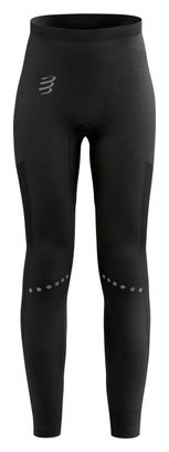 Mallas Compressport Winter Running Mujer Negro