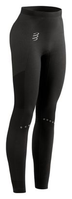 Mallas Compressport Winter Running Mujer Negro