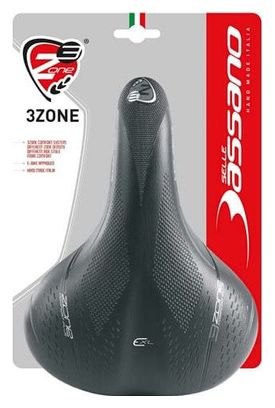 SELLE BASSANO Selle vélo Volare 3zone ELM noir