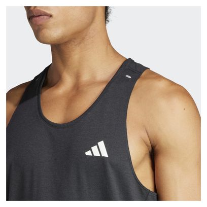 Camiseta de tirantes <strong>adidas Performance Own The</strong>Run Negra