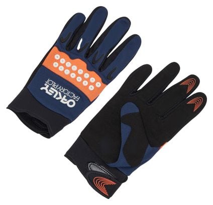 Oakley Switchback 2.0 MTB Long Gloves Blue/Orange