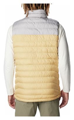 Columbia Powder Lite Beige/Gray Sleeveless Jacket
