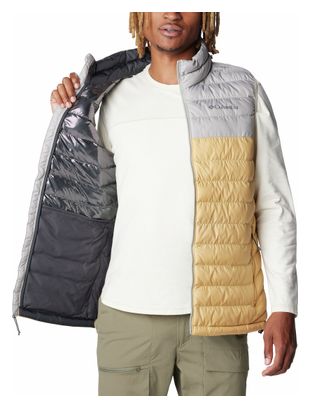 Columbia Powder Lite Beige/Grijs mouwloos jack