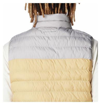 Columbia Powder Lite Beige/Grijs mouwloos jack