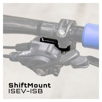 Wolf Tooth ShiftMount ISEV-ISB para manetas de cambio Shimano I-Spec EV y frenos Shimano I-Spec B