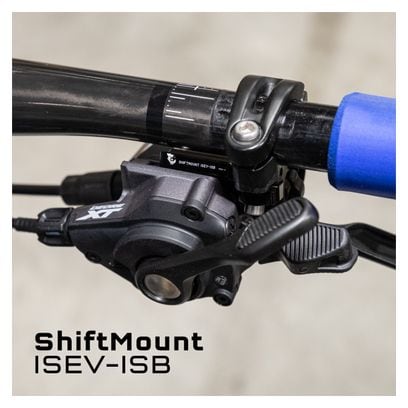 Wolf Tooth ShiftMount ISEV-ISB para manetas de cambio Shimano I-Spec EV y frenos Shimano I-Spec B