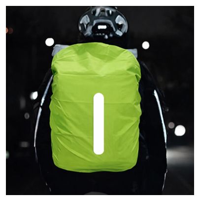 Housse Sportenzia de pluie pour sac à dos réfléchissante étanche Jaune