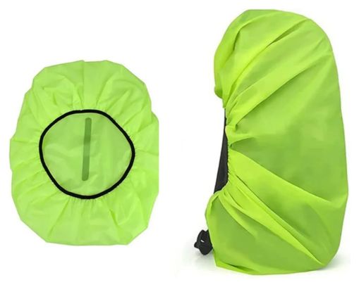 Housse Sportenzia de pluie pour sac à dos réfléchissante étanche Jaune