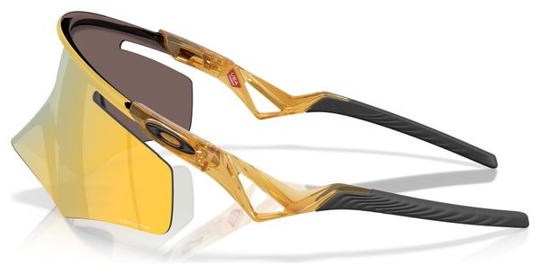 Lunettes Oakley QNTM Kato Transparent Light Curry / Prizm 24K / Ref : OO9481-0456