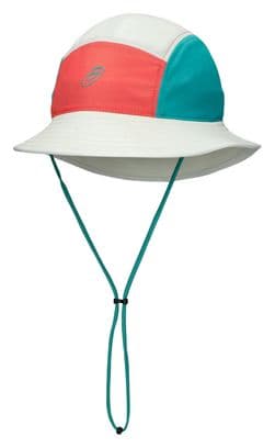 Asics Bucket Hat Bob White/Coral/Green