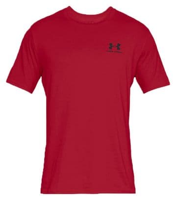 Under Armour Sportstyle Left Chest Tee 1326799-600 Homme t-shirt Rouge