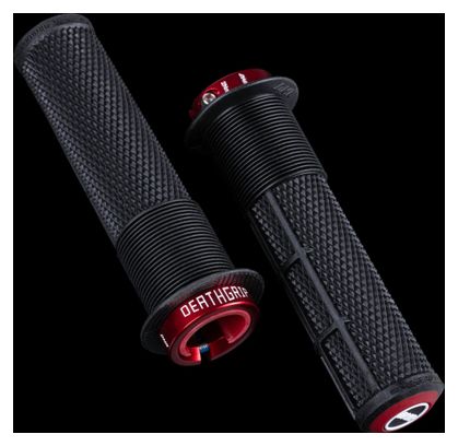 Paire de Grips DMR Deathgrip2 Flange Race Grips Noire