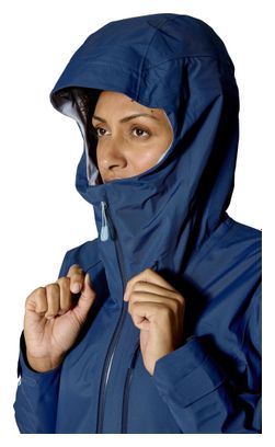 RAB Firewall Mountain Blauw Waterdicht Damesjack