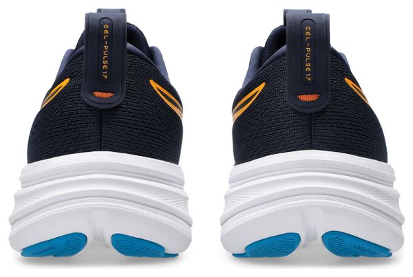 Asics Gel-Pulse 17 hardloopschoenen blauw/oranje voor heren