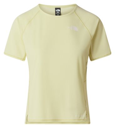 Maglietta tecnica The North Face Sunriser Gialla Donna