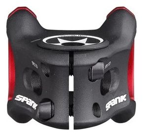 Spank Split Stem 0 31.8 mm Negro Rojo