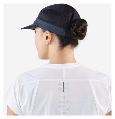 Kiprun 5-panel pet, zwart/grijs, unisex