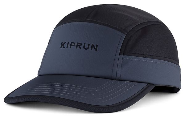 Kiprun 5-panel pet, zwart/grijs, unisex