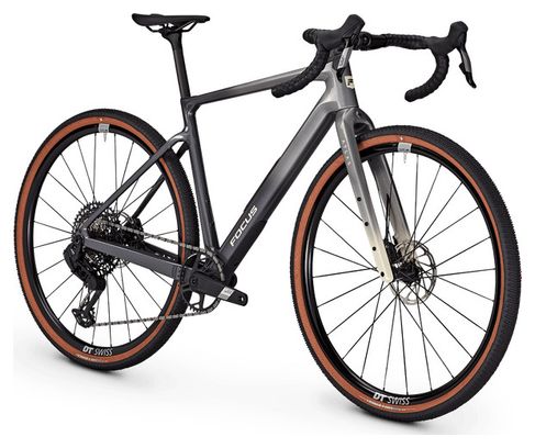 Vélo de Gravel Focus Atlas 8.8 Sram Apex / S1000 Eagle AXS 12V 700 mm Argent/Noir 2026
