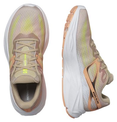 Salomon Aero Glide Women's Running Shoes Grey/Corail