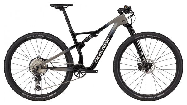 VTT Tout Suspendu Cannondale Scalpel Carbon 3 29'' Shimano XT 12V Guinness Black